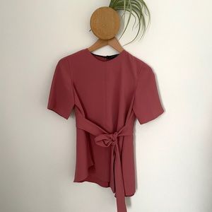 Zara asymmetrical blouse